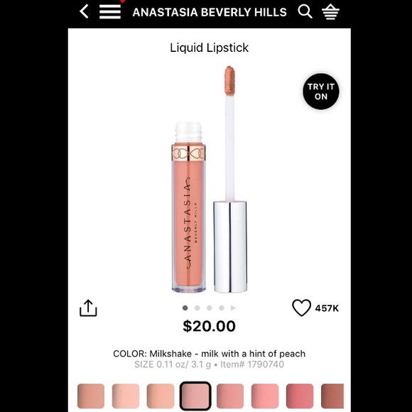 🎉HP🎉 NEW Anastasia Beverly Hills Liquid Lipstick - Picture 4 of 8